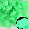 100PCS Garden Decoration Glow In The Dark Luminous Pebbles Stones Wedding
