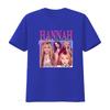 Hannah Montana Miley Cyrus 90s Rap Hip Hop Bootleg Homage T Shirt vintage Washed Versatile Top For Everyday Wear Soft Slightly