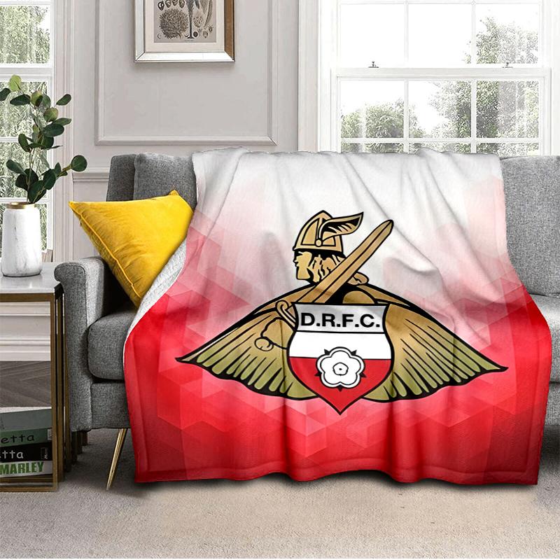 Плед Doncaster Red Crest Легкий Идеальный постельный плед Идеально подходит для путешествий, кемпинга, гостиных, офисов, диванов, вентилятора Рождественский подарок