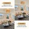 KY LEE Pendant Hemp Japanese Single E26 LED Simple Ceiling Shade Light for Living Hook Ceiling Mount Light, Rope, Style, Nordic, Stylish, Light,