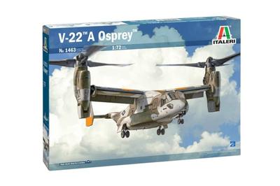 Italeri Tamiya Масштаб 1/72 Серия самолетов №. 1463 США. V-22A Osprey пластиковый набор 37194, отлитый в цвете