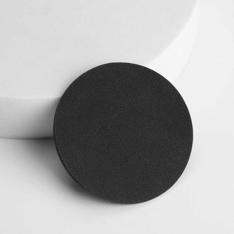 BLQ1 2pcs Suede Car Coaster Mat Water Cup Slots Non-Slip Pad Mat For BMW 50th Anniversary G20 G30 G32 E90 E84 F48 F39 F30 F20 F10 F40