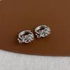 Серьги-пряжки для ушей Rose Ear Buckle женские, свободные от сна, ретро, легкие, роскошные, нишевые, металлические серьги