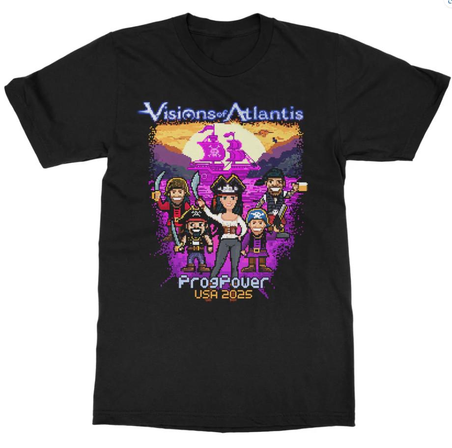 Visions of Atlantis 8Bit Party ProgPower T-Shirt Unisex T-Shirt
