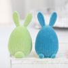 Multicolor Easter Rabbit Figurine Easter Egg Cartoon Buuny Statue  Desktop Ornament
