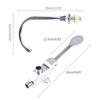 Sink Faucet Single Hole Foot Pedal Control Cold Water Faucet Corrosion-resistant