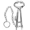 Cow Nose Pliers Stainless Steel Cattle Nose Ring Pliers with Chain Cattles Traction Clamp