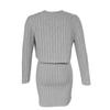 Autumn & Winter Women's Long-Sleeve Knitted Cardigan Dress Set