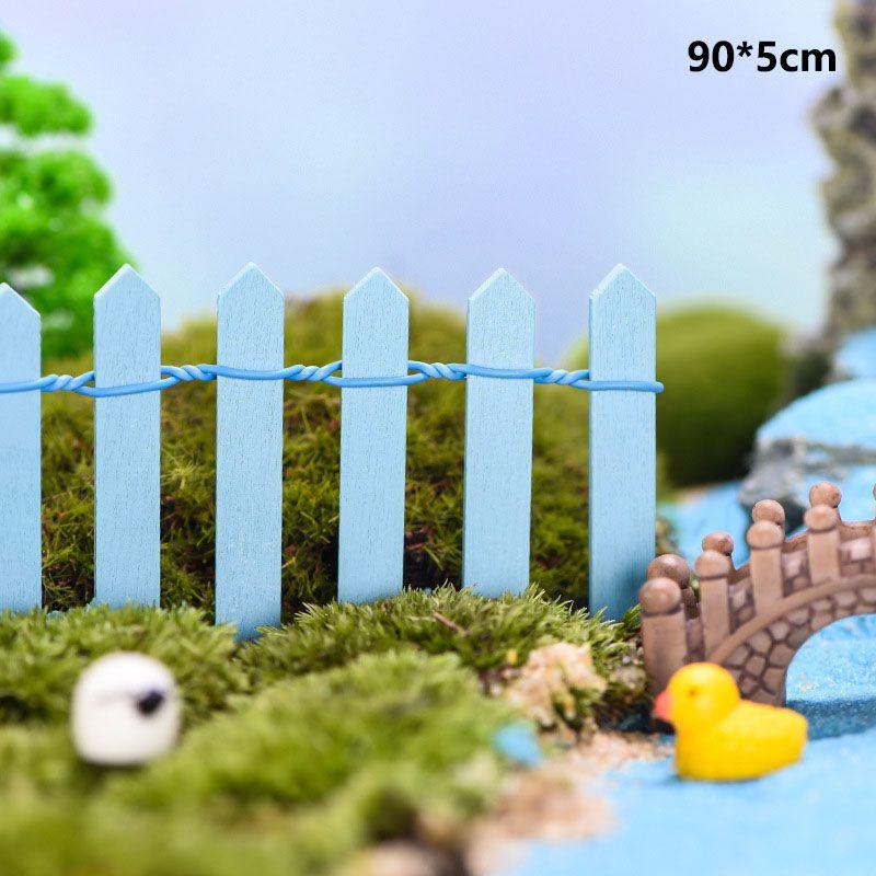 Мини-деревянный заборчик 90 см, идеально подходящий для ландшафтного декора кукольного домика**