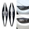 Для BMW 3 серии E90 E91 2005-2011 2 шт. автомобильная фара, лампа для бровей, накладка на веко, глянцевая черная/углеродное волокно, декор для фар
