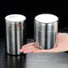 1PC Stainless Steel Tea Can Loose Leaf Tea Tins Small Travel Portable Container Coffee Sugar Box Containers Kitchen Canisters