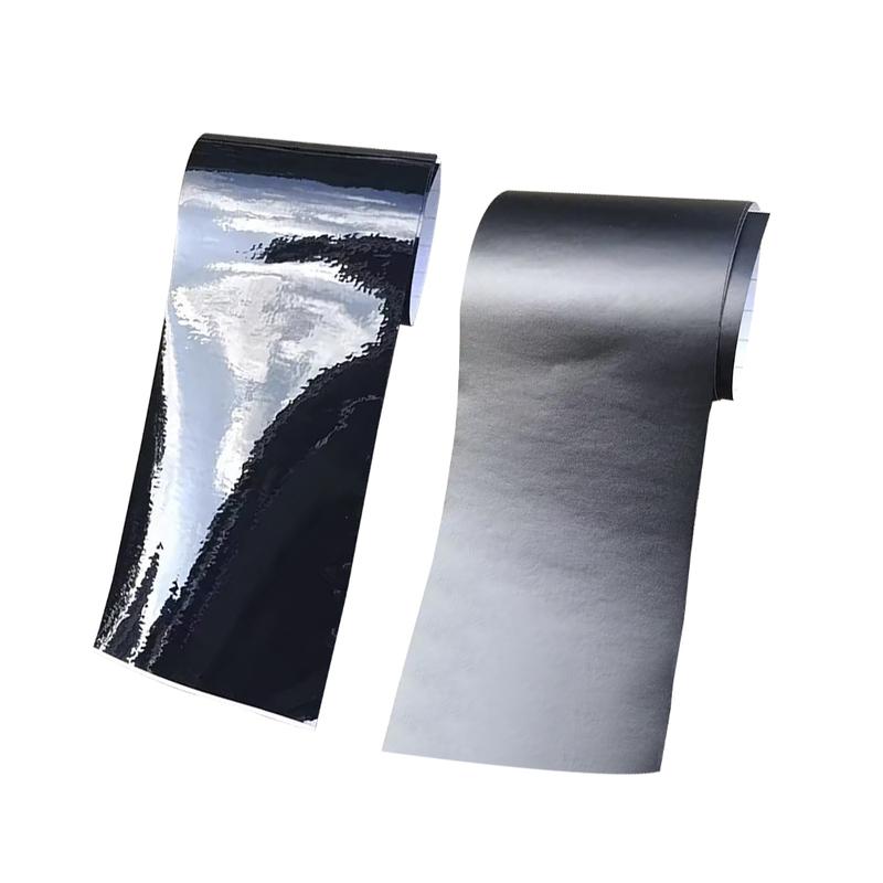 1Pc 10*100cm Car Body Stickers,Matte Glossy Black Protective Film,Car Body Sticker Wrapping Foil,Decorative Sticker Accessories