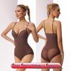 European-American Body Shaping Bodysuit: Plus Size Underwire Bra, Waist & Belly Lifting