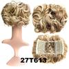 Curly Hair Chignons Hair Bun Claw Clip On Hair Wedding Retro Style