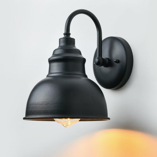 Уличный садовый светильник IP65 Водонепроницаемый ретро-стиль Мягкое освещение Нержавеющий цоколь E27 Освещение Ультра-яркий винтажный настенный светильник для двора Лестничный светильник