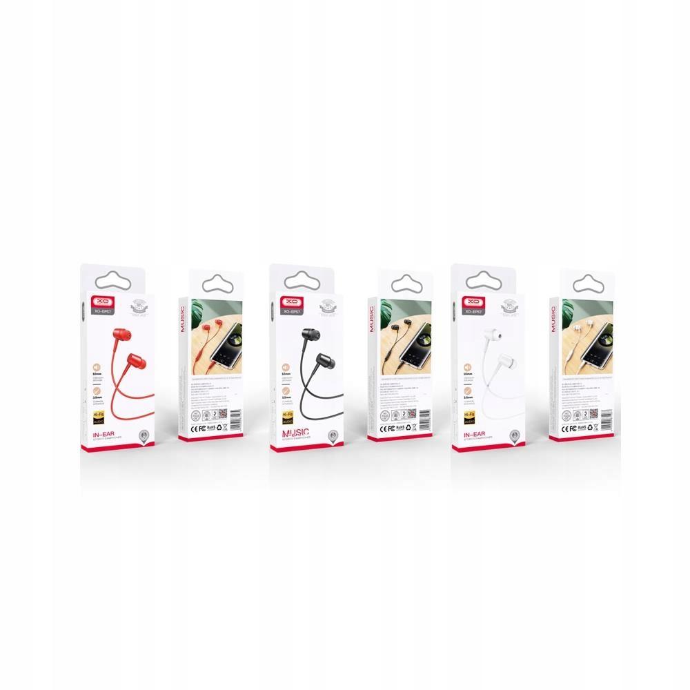 XO EP57 wired headphones 3.5mm jack in-ear white