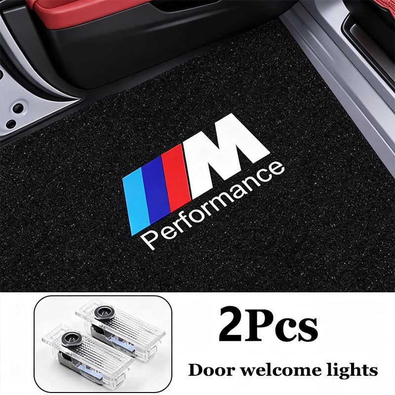 NTSM5 Motorcycle Sticker/LED Car Door Logo Welcome Lights Auto Laser Projector Lamp For BMW M E46 E90 E60 F30 F10 G20 E87 E92 E91 X5 6