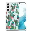 Cartoon Cactus Green Plants Phone Case For Samsung Galaxy S26 Ultra S23 S24 S25 Edge S20 FE S21 S22 Plus Soft Print Shell Cover