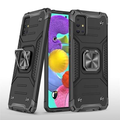 Чехол - Samsung - Galaxy A51 - Двойной Усиленный Слой - Противоударный - Кольцо-Подставка