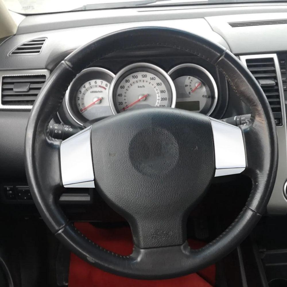 Для Tiida 2004-2010 для Versa Note 2007-2012 для Livina 2006-2012 для Sylphy 2006-2019 Наклейка на руль Накладка Аксессуары