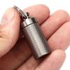Outdoor Mini Titanium Alloy Seals Bottle Waterproof Canister Medicine Bottles