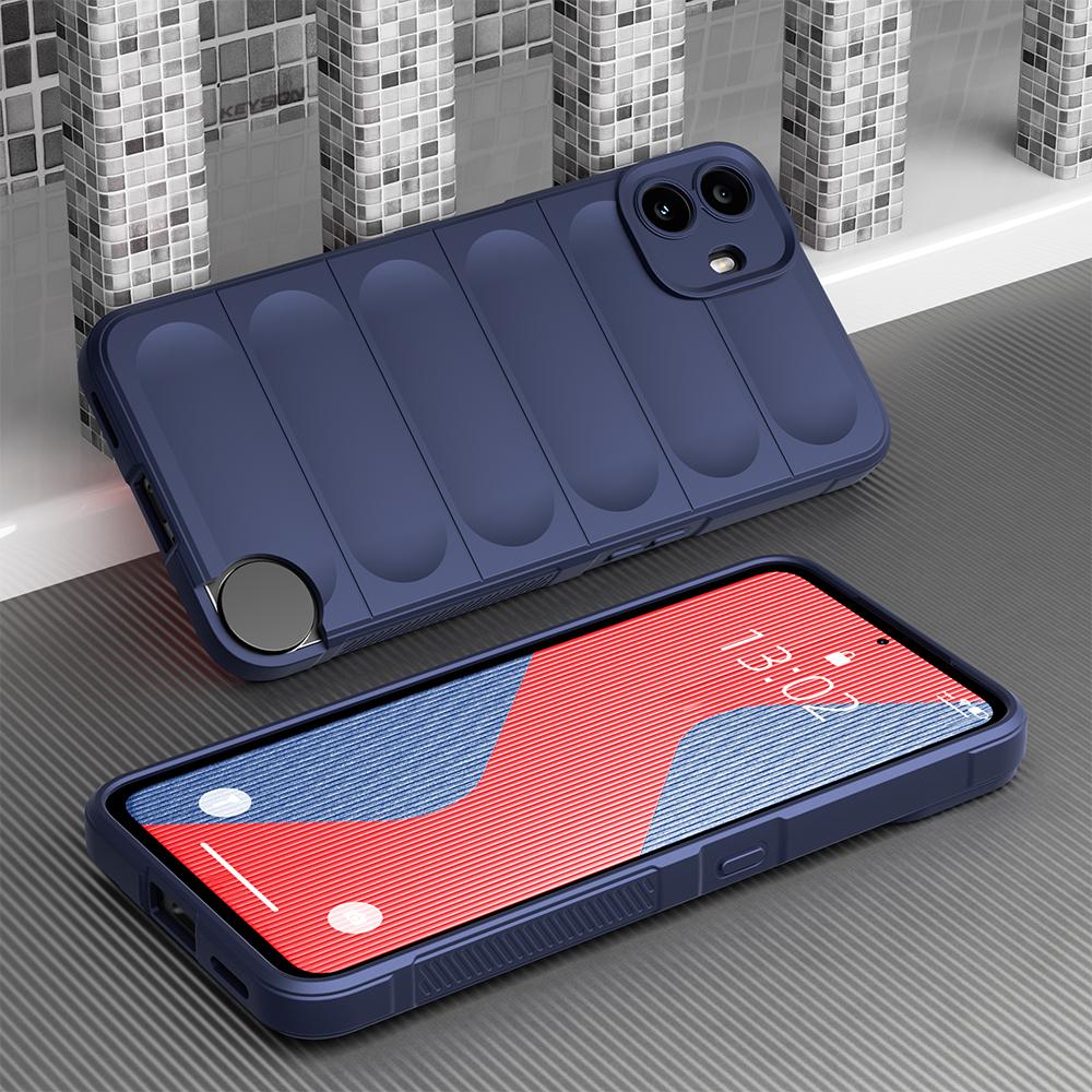 KEYSION Противоударный матовый чехол для Nothing CMF Phone 1 Противоскользящий мягкий силиконовый чехол для телефона Nothing CMF Phone 1