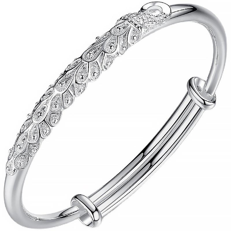 Браслет из серебра в стиле национального ветра, легкая роскошь