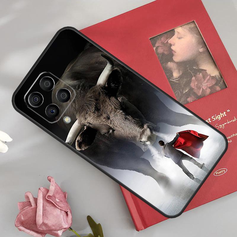 Bullfight Bull Fighter Case For Samsung Galaxy M14 M34 M54 M20 M15 M55 M31s M51 M11 M13 M33 M53 M32 M12 M52 Cover