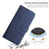 For Honor X6c 4G Leather Phone Case Foldable Stand Wallet Flip Cover with Strap