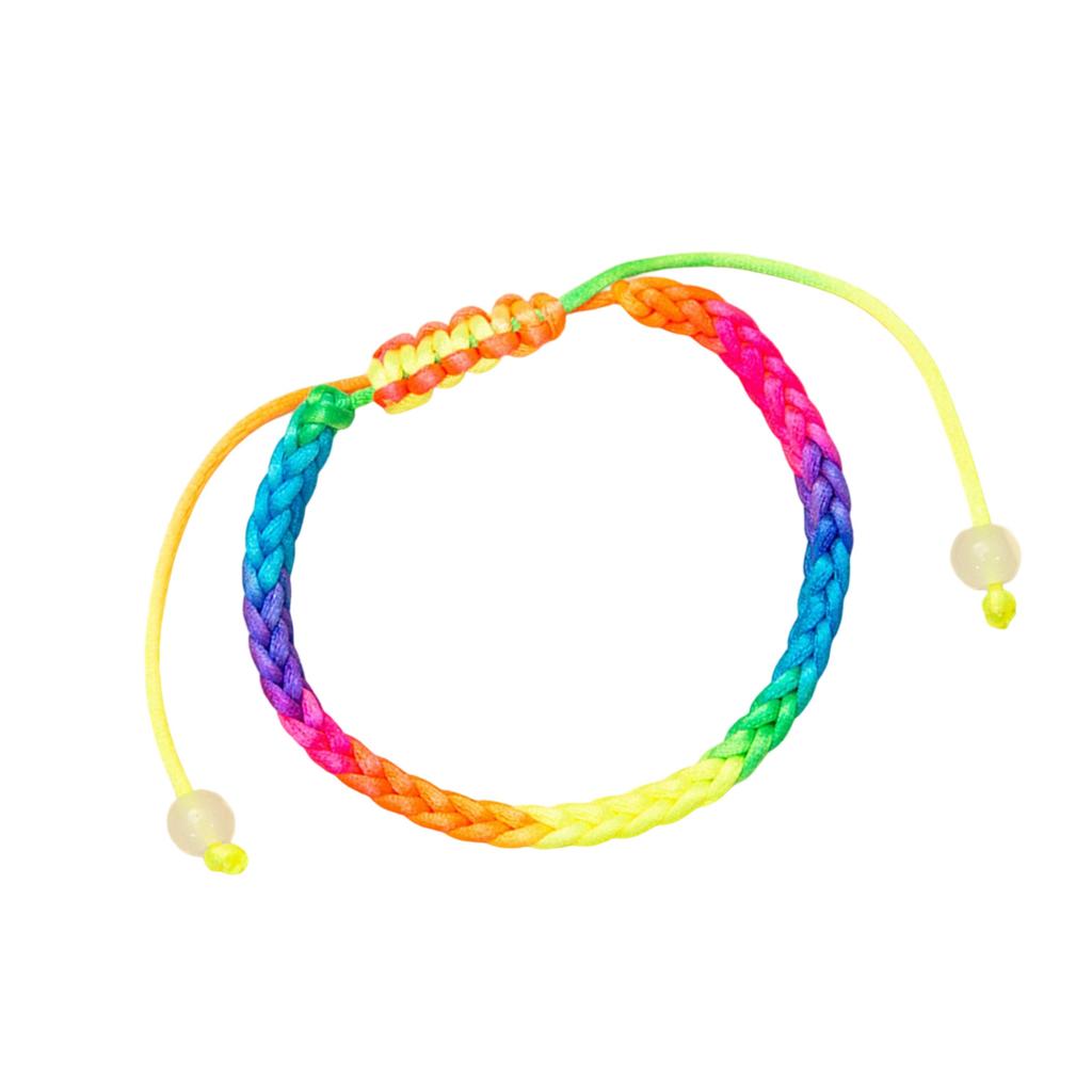 Регулируемый плетеный браслет из хлопковой нити для культурного праздника и повседневной стильной носки