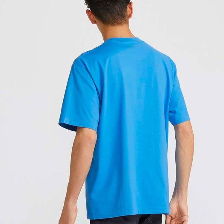 Uniqlo Футболка с коротким рукавом унисекс с графическим принтом, коллаборация Такаси Мураками, небесно-голубая 427389-63