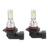 2pcs H10 9145 80W 8000K White LED Fog Light Bulb 1224V Universal Replacement
