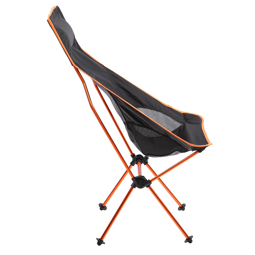 Складной стул 7075 алюминиевый сплав Moon Seat с подушкой для пляжа походов рыбалки пикника на открытом воздухе