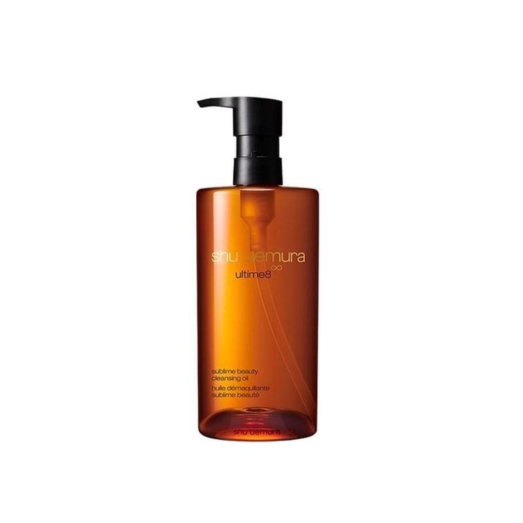 Shu Uemura Ultime8 Sublime Beauty Cleansing Oil 450ml, Cashmere Texture Makeup Remover Oil, Fast Emulsify, New & Old Packaging Random Delivery