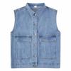 Ladies' Waistcoat, Mid-length Denim Jacket, Loose Top Garment
