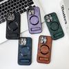Для Magsafe Magnetic Sheepskin складной чехол-подставка для телефона iPhone 16 Pro 15 14 Plus 13 12 Pro Max 11 противоударный защитный чехол для объектива однотонный чехол