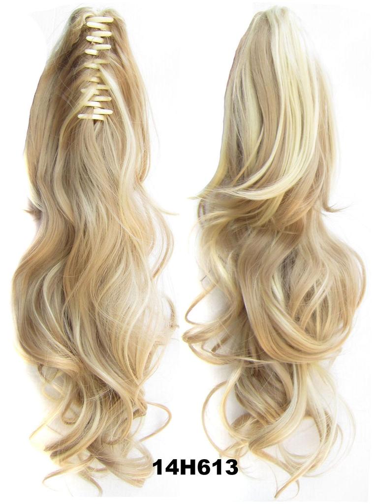 «Настоящий длинный многослойный кудрявый парик с заколкой-конским хвостом — эксклюзивно для женщин»