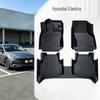 Hyundai Elantra Полное Покрытие Коврики на Пол из TPE - Коврик Водительского Сиденья Оригинальный Ковер с Модифицированным Декором