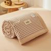 1pc Solid Color Simple Style Cotton Summer Quilt 150cm/180cm/200cm/220cm Breathable Skin-friendly Washable Machine Washable