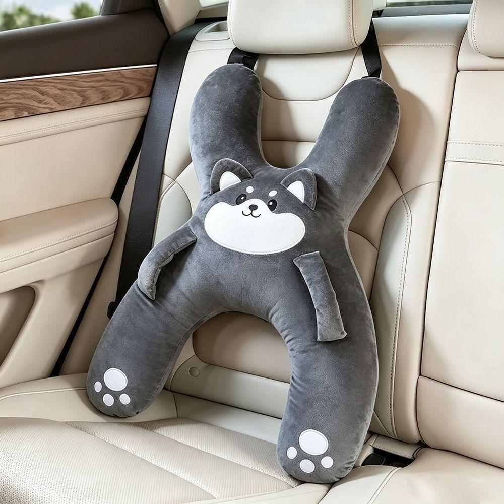 Comfortable Car Seat Neck Pillow Soft Lumbar Support Pillow Anti Pinch Neck Pillow Car Travel