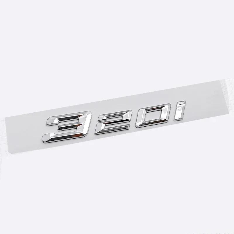 ABS Auto Sticker Letters Decal Voor BMW 320i 520Li 730Li 760Li Kofferbak Emblem Badge