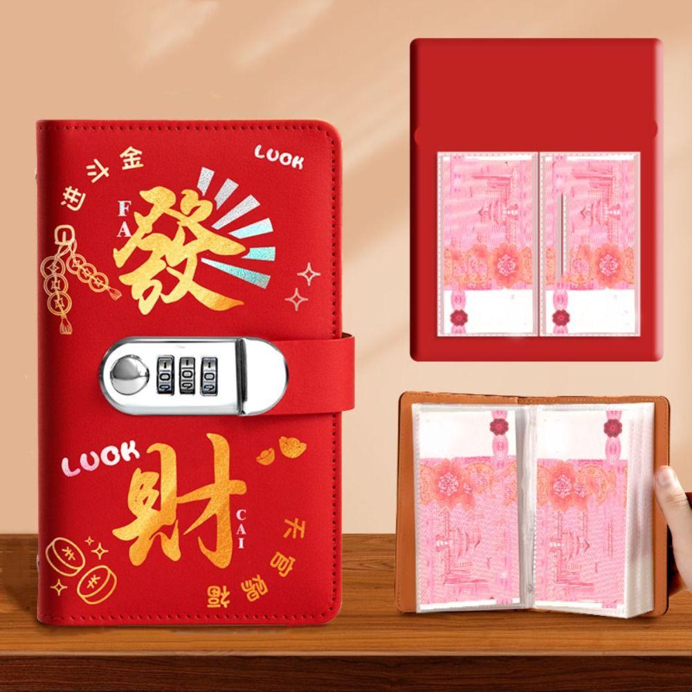 Папка-регистратор из искусственной кожи с замком на 50 листов, органайзер для планирования, бухгалтерская книга, нержавеющая сталь