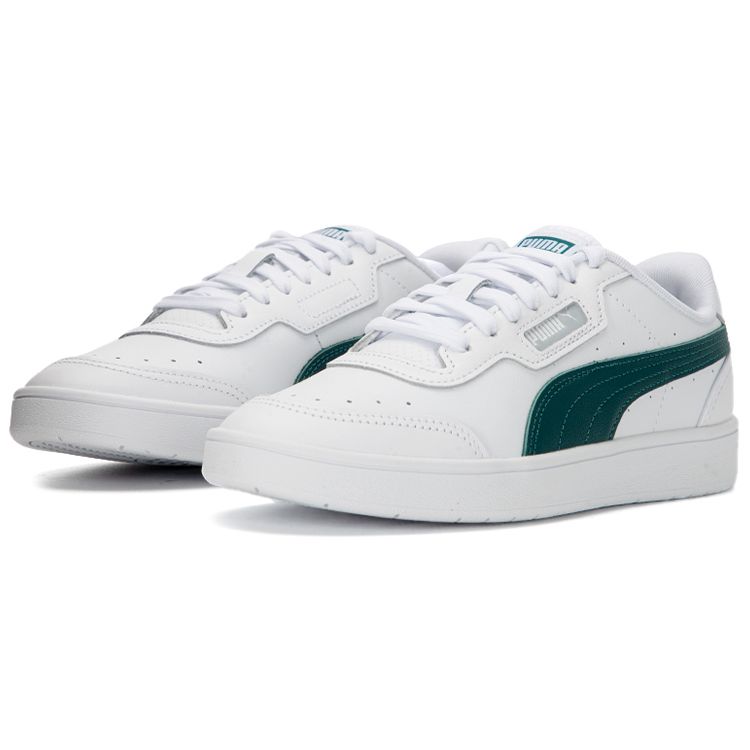 Puma Кроссовки Court Guard White Varsity Green Unisex Platinum Grey 386084-05