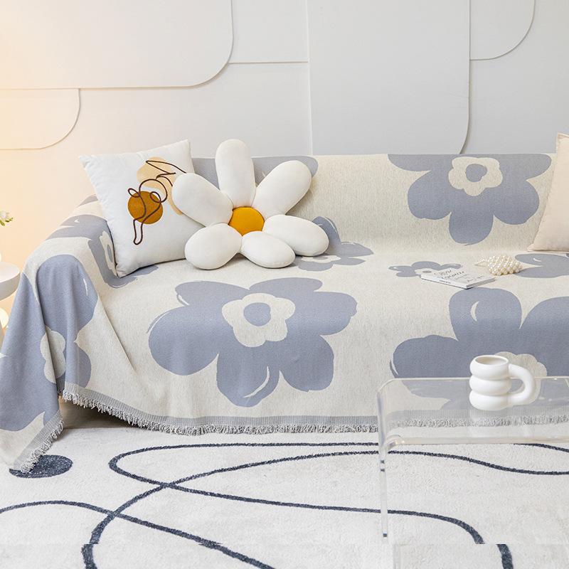 Modern Simple Sofa Cover Towel Four Seasons Universal Sofa Towel Anti-Scratching Sofa Cover Cloth Thickened