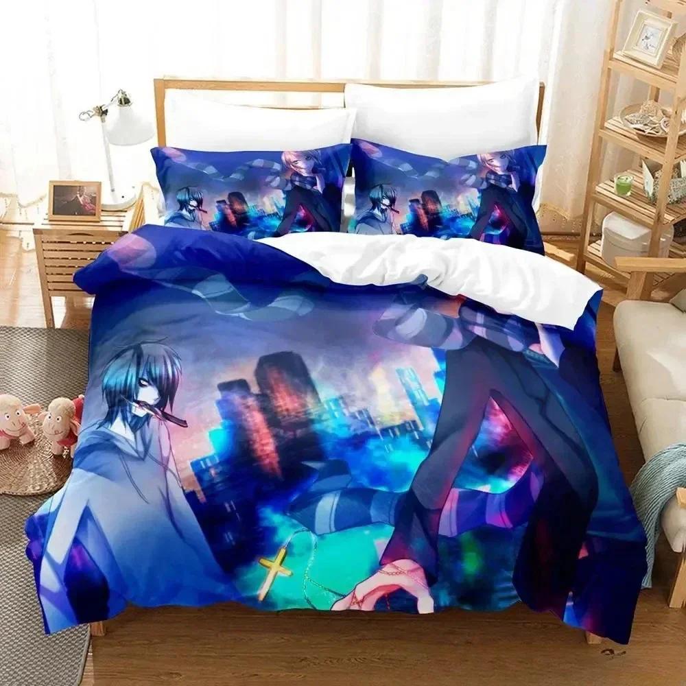 Jeff and Jane Creepypasta Bedding Set Single Twin Full Queen King Size Bed Set Adult Kid Bedroom Duvet Cover Sets 3D Print