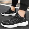 Кроссовки мужские летние дышащие сетчатые туфли полиуретановая мягкая подошва беговые кроссовки универсальная шнуровка мужские туфли