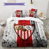 Sevilla FC  Pattern Bedding Quilt Set  Home Decoration  Gift (1 * duvet cover + 2 * pillowcase  without core)