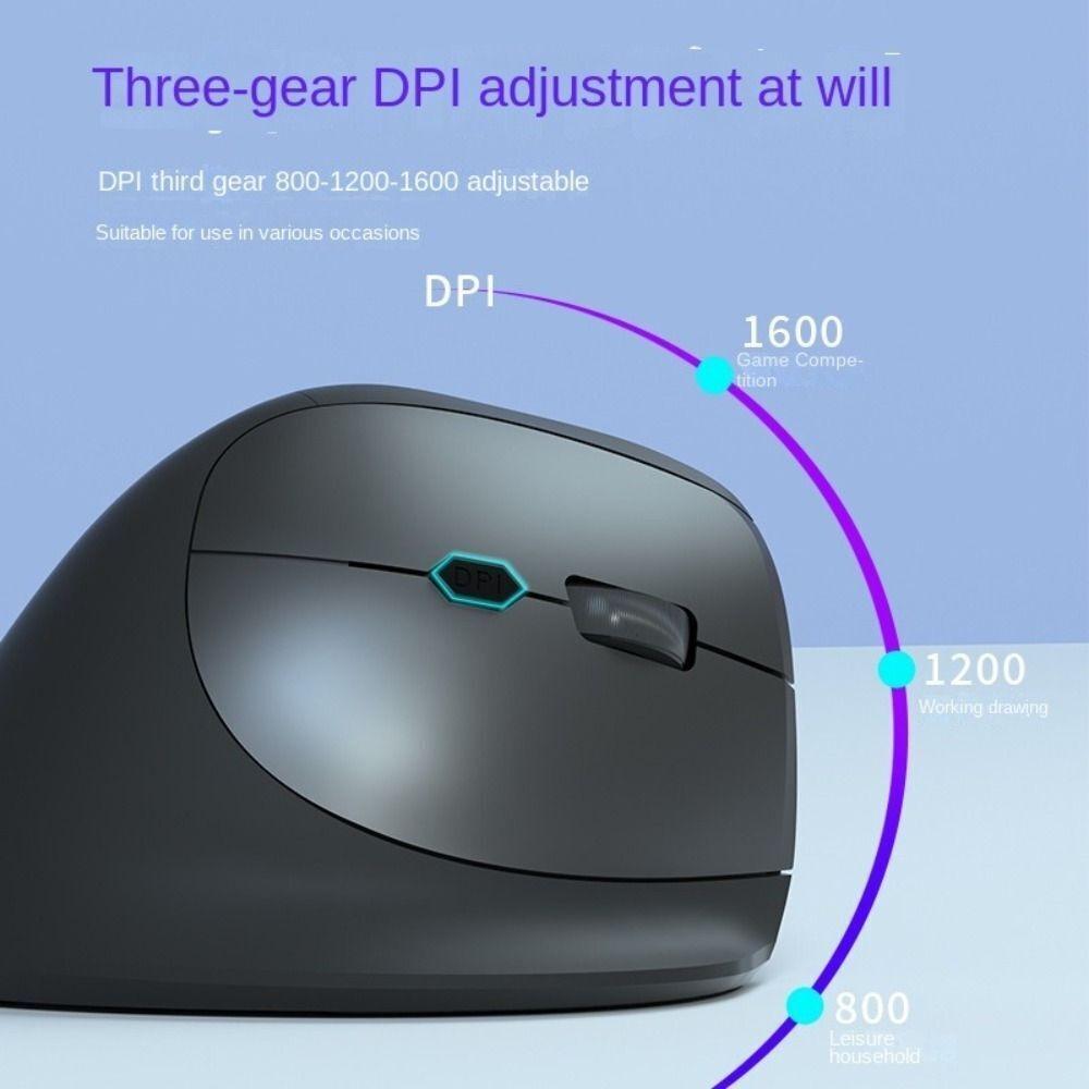 800/1200/1600DPI 2,4G Эргономичная Оптическая Мышь Удобные ABS Игровые Мыши 6 Бесшумных Кнопок Вертикальная Мышь Игровые Мыши Офис