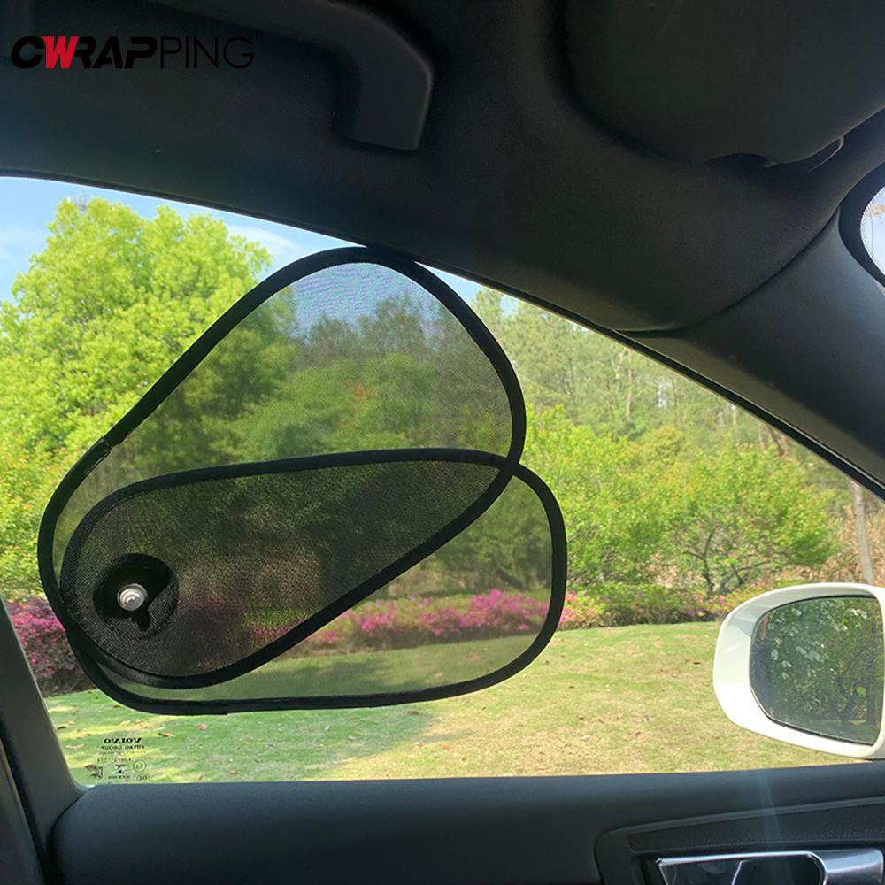 Car Side Window Adjustable Sunshade Sunscreen Cooling Does Not Block The Line of Sight Durable Sun Protection Black Accessories