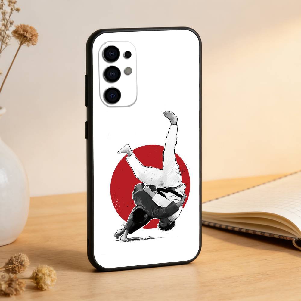 Чехол для телефона Jujitsu Judo для Samsung S25, S24, S21, S22, S23, S30, Ultra, S20, Plus, Fe, Lite, Note, 10, Черный чехол